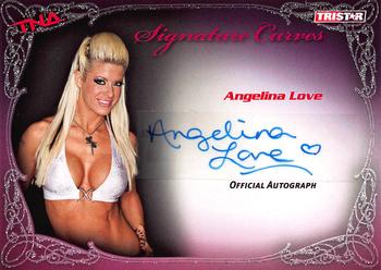 2009 TriStar TNA Knockouts - Signature Curves #KA1 Angelina Love Front