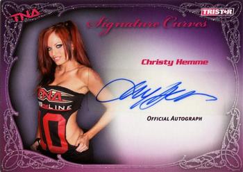 2009 TriStar TNA Knockouts - Signature Curves #KA3 Christy Hemme Front