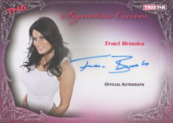 2009 TriStar TNA Knockouts - Signature Curves #KA14 Traci Brooks Front