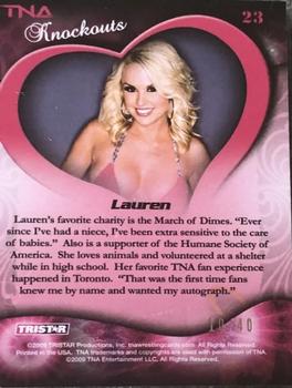 2009 TriStar TNA Knockouts - Silver #23 Lauren Back