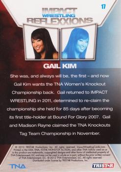2012 TriStar Impact TNA Reflexxions #17 Gail Kim  Back