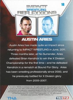 2012 TriStar Impact TNA Reflexxions #18 Austin Aries  Back