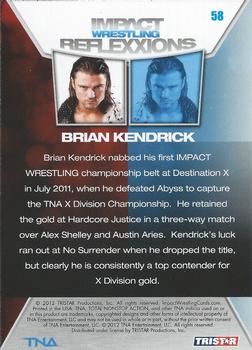 2012 TriStar Impact TNA Reflexxions #58 Brian Kendrick  Back