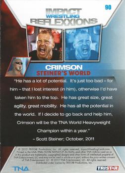2012 TriStar Impact TNA Reflexxions #90 Crimson Back