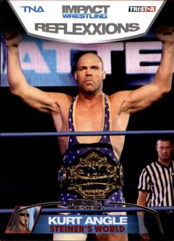 2012 TriStar Impact TNA Reflexxions - Silver #89 Kurt Angle Front