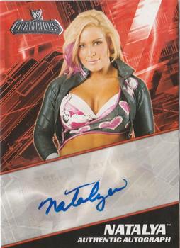 2011 Topps WWE Champions - Autographs #7 Natalya Front