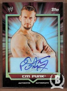 2011 Topps WWE Classic - Autographs #2 CM Punk Front