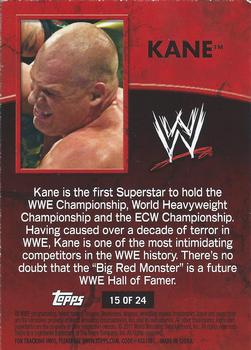 2011 Topps WWE Ringside Relic Dog Tags Inserts #15 Kane  Back
