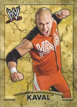 2011 Topps WWE Ringside Relic Dog Tags Inserts #22 Kaval  Front