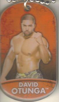 2011 Topps WWE Ringside Relic Dog Tags Inserts - Tags #3 David Otunga  Front