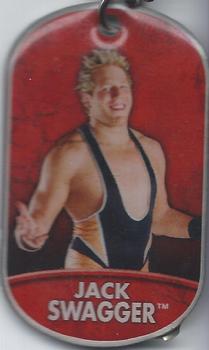 2011 Topps WWE Ringside Relic Dog Tags Inserts - Tags #18 Jack Swagger  Front