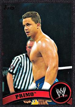 2011 Topps WWE - Black #7 Primo Front