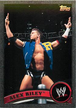 2011 Topps WWE - Black #14 Alex Riley Front