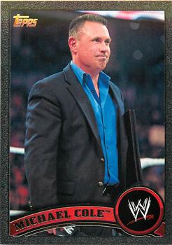 2011 Topps WWE - Black #31 Michael Cole Front