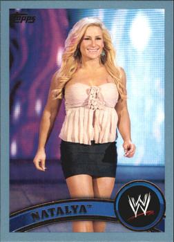 2011 Topps WWE - Blue #6 Natalya Front