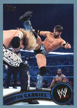 2011 Topps WWE - Blue #8 Justin Gabriel Front