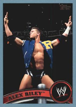 2011 Topps WWE - Blue #14 Alex Riley Front