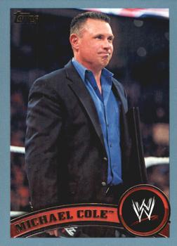 2011 Topps WWE - Blue #31 Michael Cole Front