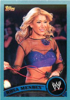 2011 Topps WWE - Blue #71 Rosa Mendes Front