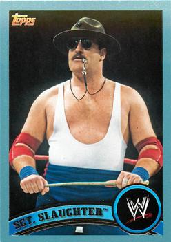 2011 Topps WWE - Blue #103 Sgt. Slaughter Front