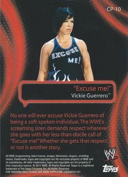 2011 Topps WWE - Catchy Phrases #CP-10 Vickie Guerrero Back