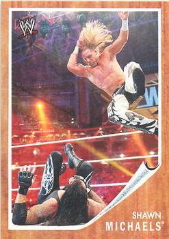 2011 Topps WWE - Heritage #H-2 Shawn Michaels Front