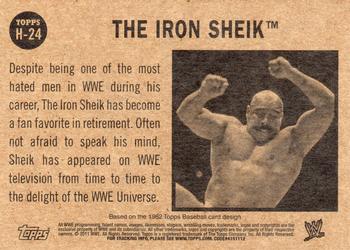 2011 Topps WWE - Heritage #H-24 The Iron Sheik Back