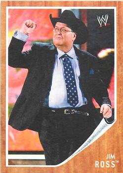 2011 Topps WWE - Heritage #H-31 Jim Ross Front
