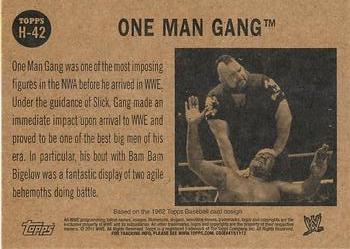 2011 Topps WWE - Heritage #H-42 One Man Gang Back