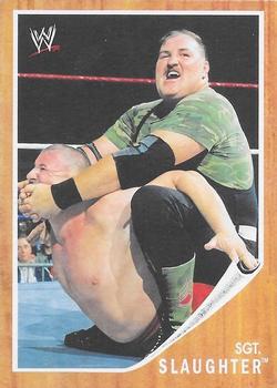 2011 Topps WWE - Heritage #H-48 Sgt. Slaughter Front