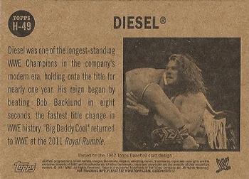 2011 Topps WWE - Heritage #H-49 Diesel Back