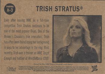 2011 Topps WWE - Heritage #H-3 Trish Stratus Back