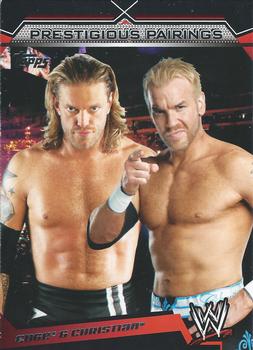 2011 Topps WWE - Prestigious Pairings #PP-10 Edge / Christian Front