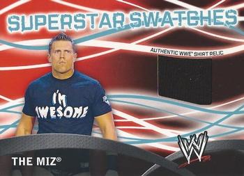 2011 Topps WWE - Superstar Swatches #NNO The Miz Front