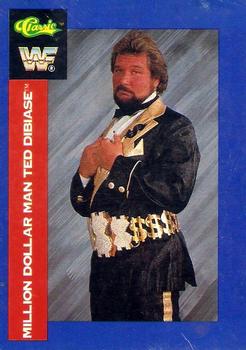 1991 Classic WWF Superstars #9 Million Dollar Man Ted DiBiase Front