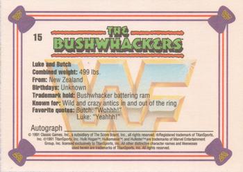 1991 Classic WWF Superstars #15 Bushwhackers Back