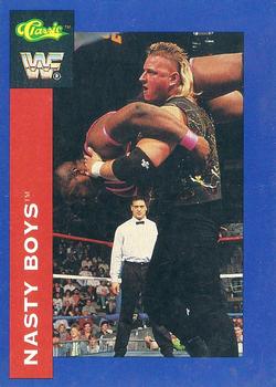 1991 Classic WWF Superstars #23 Nasty Boys Front
