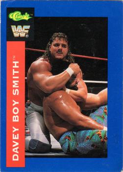 1991 Classic WWF Superstars #33 Davey Boy Smith  Front