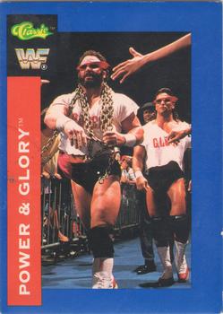 1991 Classic WWF Superstars #49 Power & Glory Front