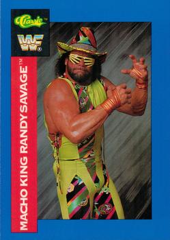 1991 Classic WWF Superstars #51 Macho King Randy Savage Front