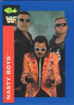 1991 Classic WWF Superstars #57 Nasty Boys Front