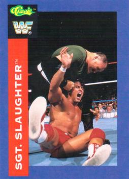 1991 Classic WWF Superstars #61 Sgt. Slaughter  Front