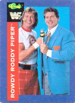 1991 Classic WWF Superstars #87 Rowdy Roddy Piper  Front