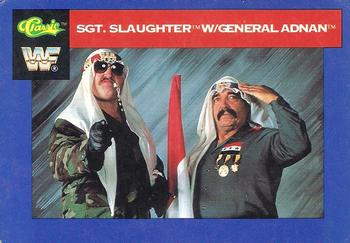1991 Classic WWF Superstars #108 Sgt. Slaughter / Gen. Adnan Front