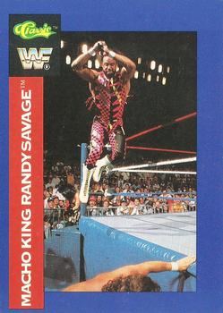 1991 Classic WWF Superstars #118 Macho King Randy Savage Front