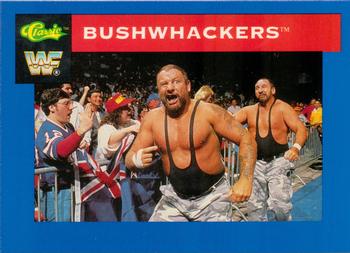 1991 Classic WWF Superstars #119 Bushwhackers Front