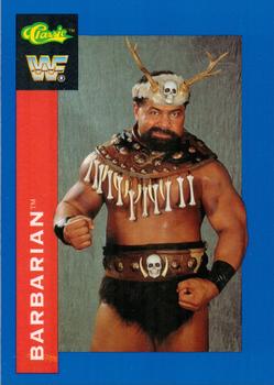 1991 Classic WWF Superstars #122 Barbarian Front