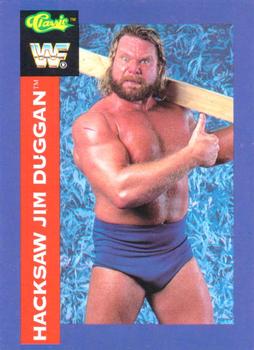 1991 Classic WWF WWE #126 Hacksaw Jim Duggan 