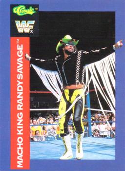 1991 Classic WWF Superstars #135 Macho King Randy Savage Front