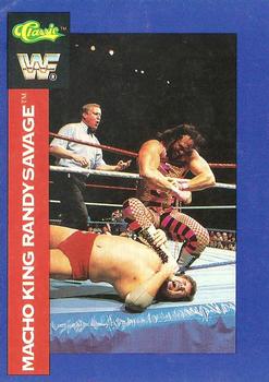 1991 Classic WWF Superstars #148 Macho King Randy Savage Front